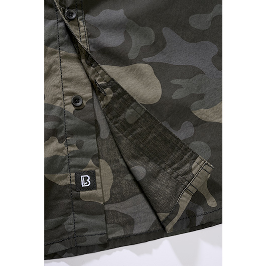 Brandit Hemd Roadstar Shirt kurzarm darkcamo Bild 4