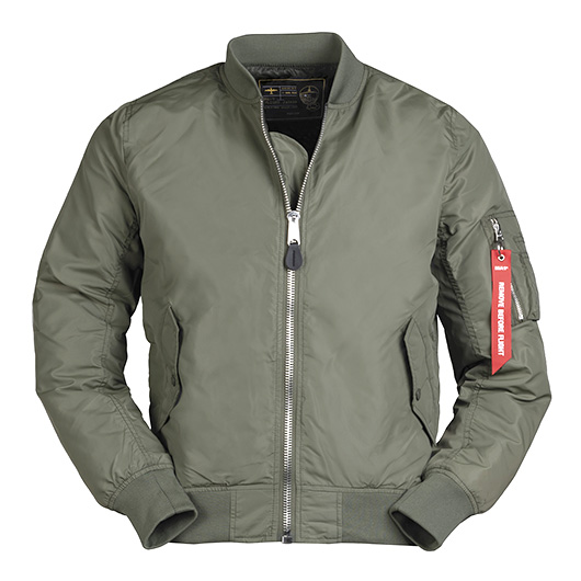 Mil-Tec Sommer Fliegerjacke US MA1 oliv