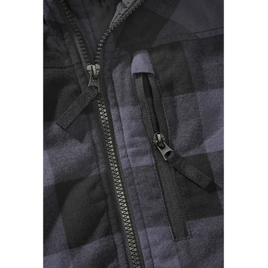 Brandit Weste Lumber Vest schwarz/grau karriert Bild 3