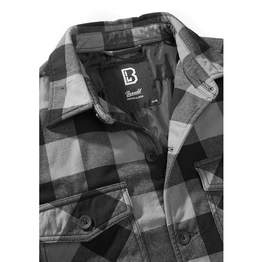 Brandit Flanelljacke Lumberjacket schwarz/grau kariert Bild 2