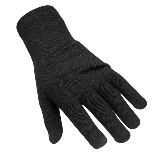 Trekmates Strick Handschuh Merino Touch schwarz Bild 3