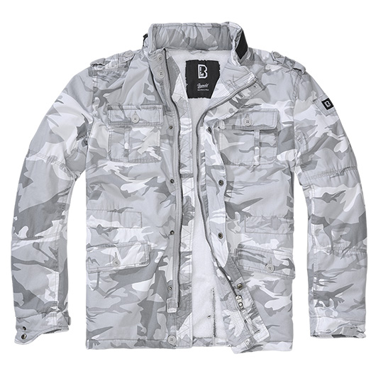 Brandit Winterjacke Britannia blizzard camo