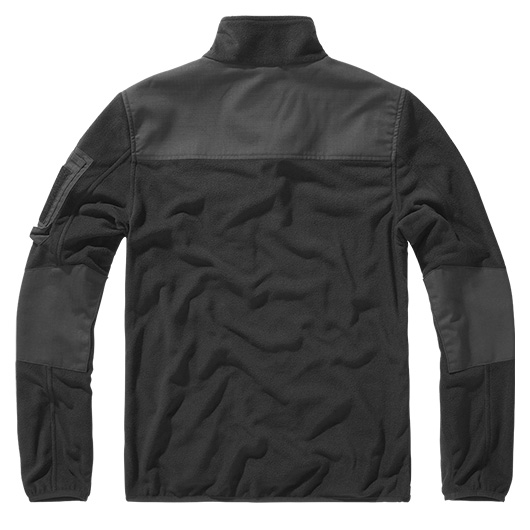 Brandit Fleece Troyer Ripstop schwarz Bild 1