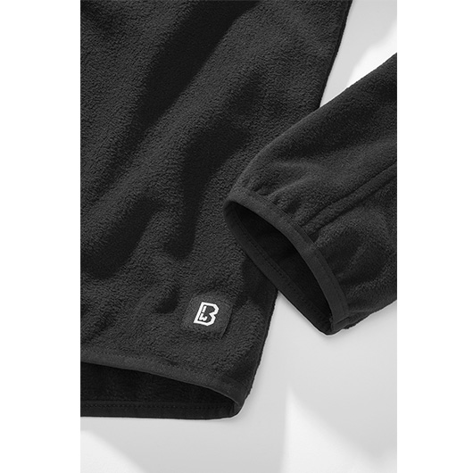 Brandit Fleece Troyer Ripstop schwarz Bild 5