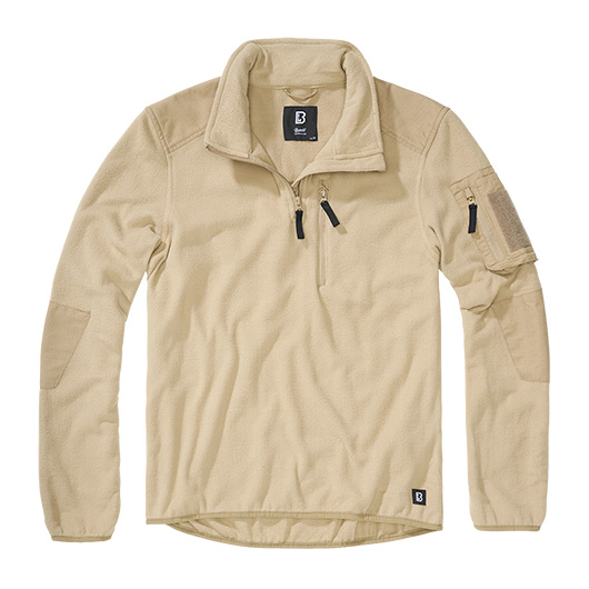 Brandit Fleece Troyer Ripstop camel