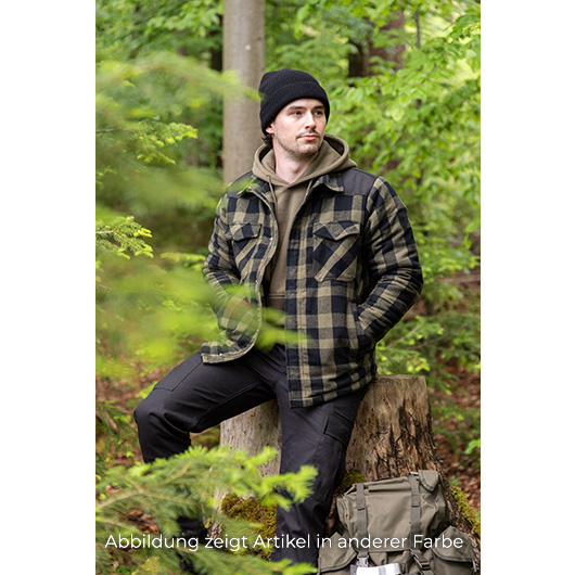 Mil-Tec Lumberjacket schwarz/grau kariert Bild 2