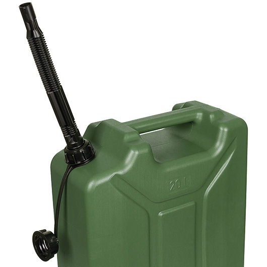Kraftstoffkanister Kunststoff 20 Liter oliv inkl. Ausgieer Bild 1