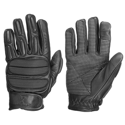 TacFirst Einsatzhandschuhe SEK 1 Night Duty 360 schnitthemmend reflektierend schwarz