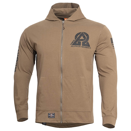 Pentagon Sweatjacke Agis Instructor Zero Edition mit Kapuze coyote