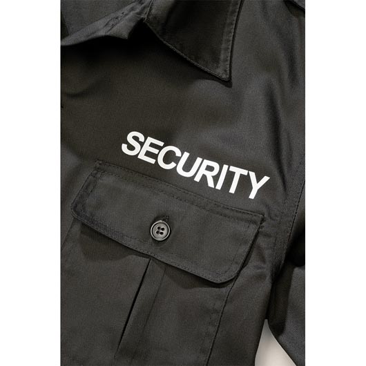 Brandit Security US Hemd Langarm schwarz Bild 2