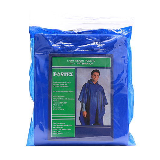 Fostex Poncho blau