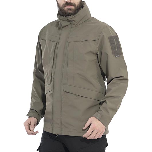 Pentagon Outdoorjacke Hurricane Shell Jacket RAL7013 wind- und wasserdicht Bild 1