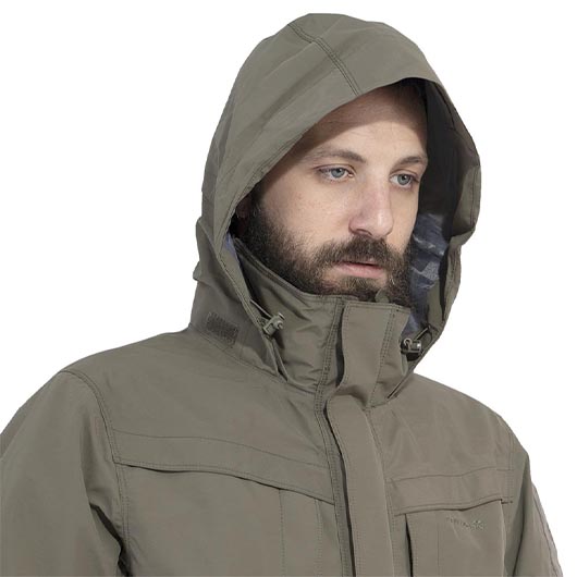 Pentagon Outdoorjacke Hurricane Shell Jacket RAL7013 wind- und wasserdicht Bild 6