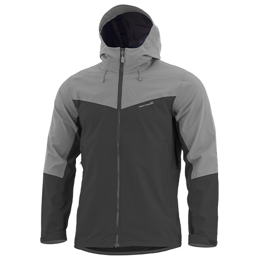 Pentagon Outdoorjacke Monlite Shell Jacket grau/schwarz wind- und wasserdicht