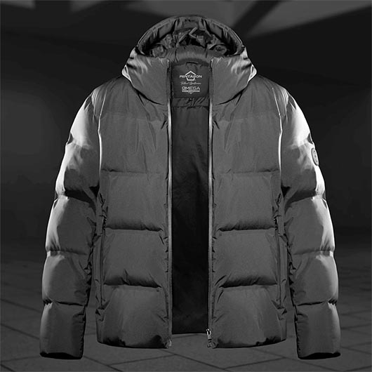 Pentagon Winterjacke Omega Daunen schwarz wasserabweisend und winddicht Bild 2