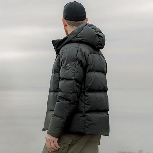 Pentagon Winterjacke Omega Daunen schwarz wasserabweisend und winddicht Bild 6