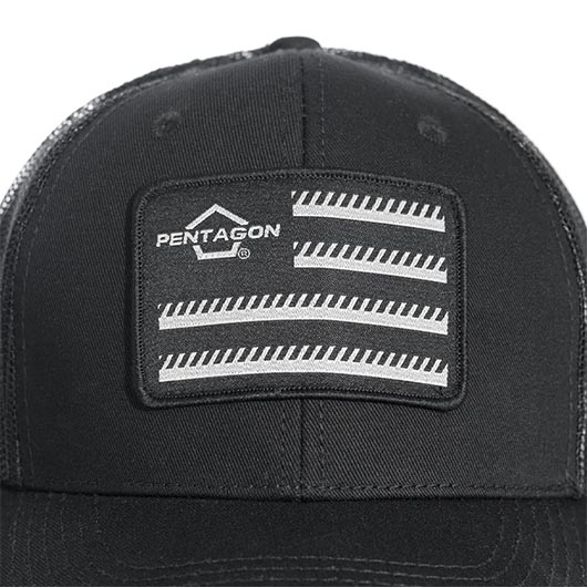 Pentagon Wills Trucker Cap verstellbar schwarz Bild 1