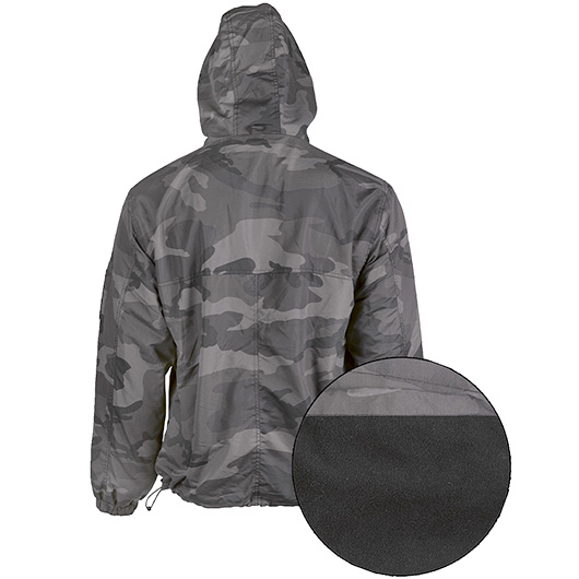 Mil-Tec Winter-Windbreaker mit Fleecefutter dark camo Bild 1