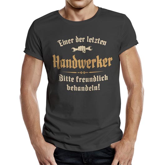 Rahmenlos T-Shirt Letzter Handwerker Bild 1