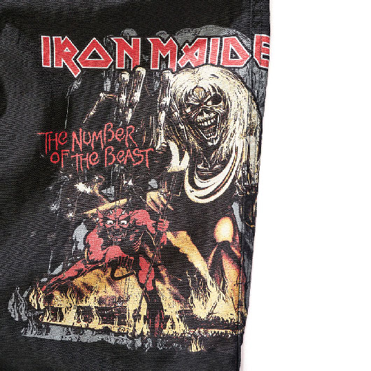 Brandit Shorts Savage Iron Maiden NOTB 2 schwarz Bild 2