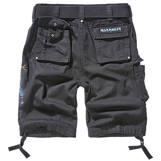 Brandit Shorts Savage Iron Maiden FOTD schwarz Bild 1