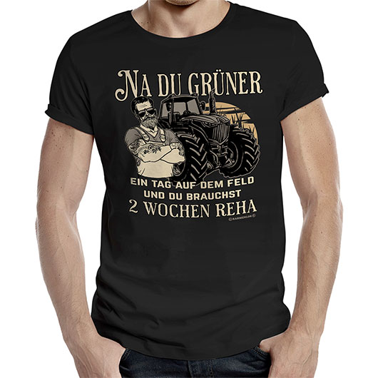 Rahmenlos T-Shirt Na du Grner Bild 1