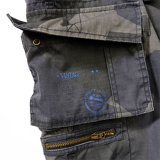 Brandit Cargoshorts Savage Ripstop M90 darkcamo Bild 3