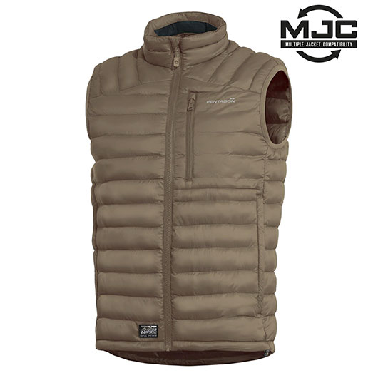 Pentagon Weste Homer coyote mit integrierten Packsack