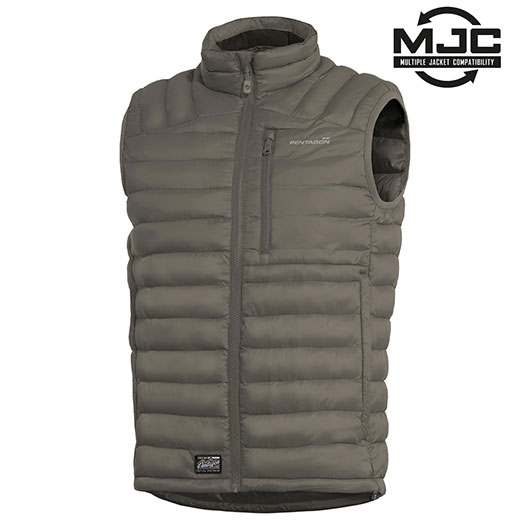 Pentagon Weste Homer RAL7013 mit integrierten Packsack