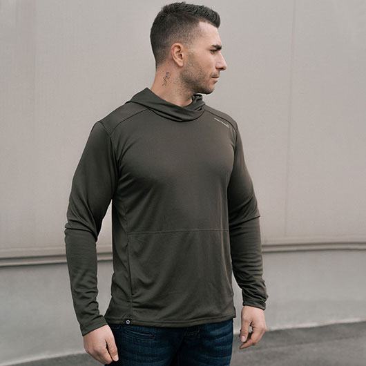 Pentagon Langarmshirt Orion Activity schnelltrocknend RAL7013 Bild 3