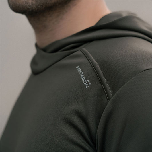 Pentagon Langarmshirt Orion Activity schnelltrocknend schwarz Bild 1