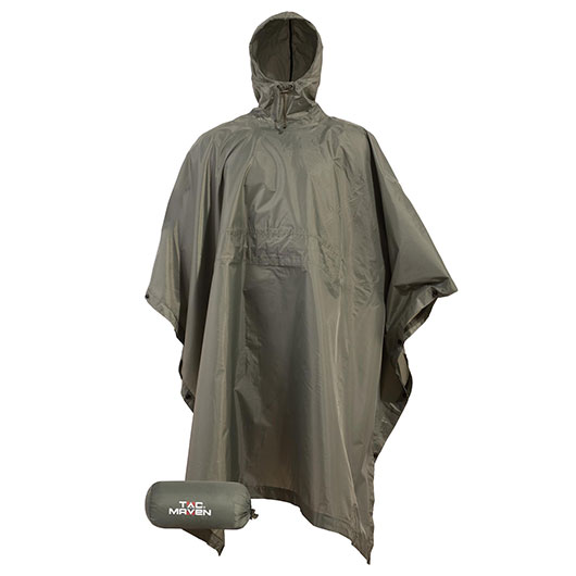 Tac Maven Regenponcho Thunder Ripstop oliv