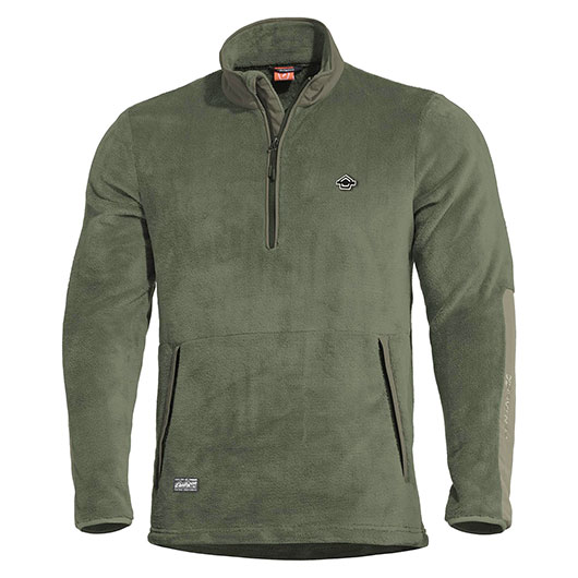 Pentagon Fleecepullover Grizzly Half Zip camo green