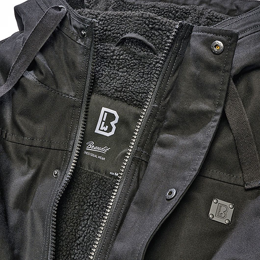 Brandit Jacke Essential schwarz Bild 2