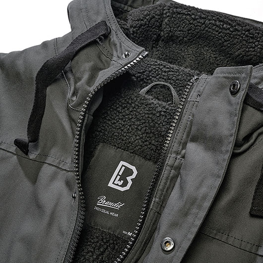 Brandit Jacke Essential anthrazit Bild 2