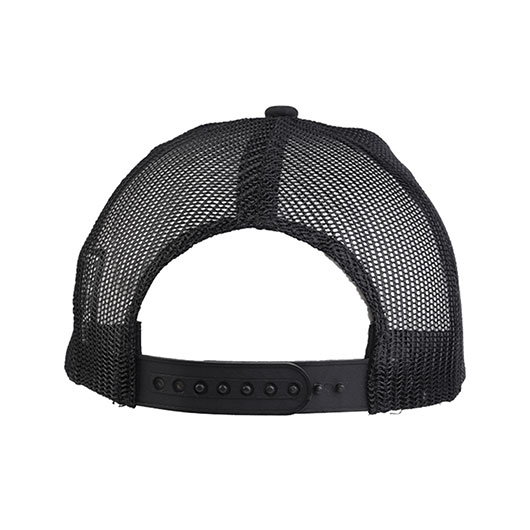 Mil-Tec Trucker Cap schwarz mit Klettflche Bild 2