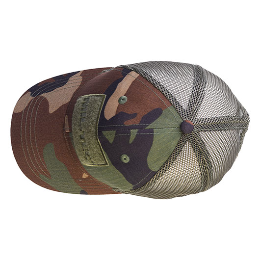 Mil-Tec Trucker Cap woodland mit Klettflche Bild 1