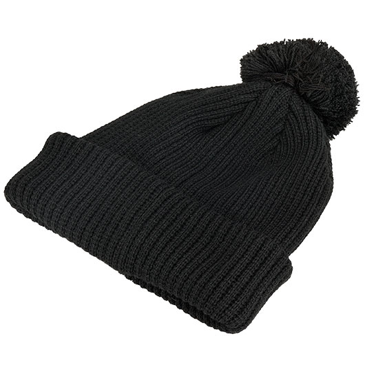 MFH Bommelmütze 3M Thinsulate Insulation schwarz