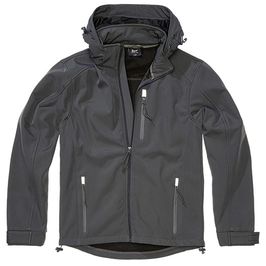 Brandit Softshelljacke Hurricane anthrazit