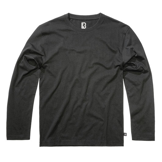 Brandit Premium Longsleeve Shirt schwarz