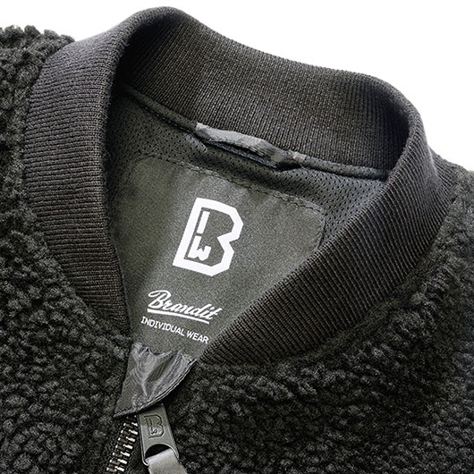 Brandit Sherpa Jacke MA1 schwarz Bild 2