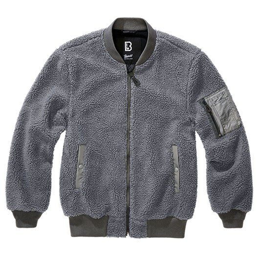 Brandit Sherpa Jacke MA1 anthrazit