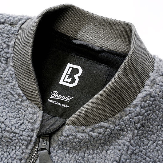 Brandit Sherpa Jacke MA1 anthrazit Bild 2