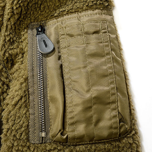 Brandit Sherpa Jacke MA1 oliv Bild 4