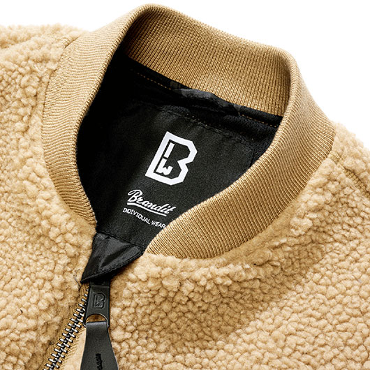Brandit Sherpa Jacke MA1 camel Bild 2