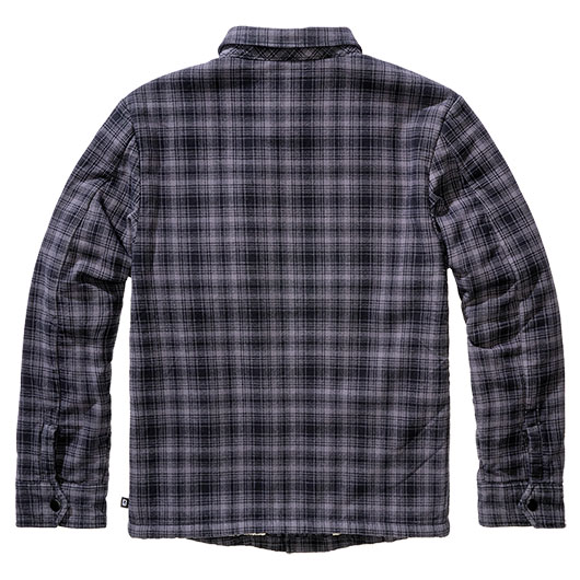 Brandit Sherpa Jacke Classic anthrazit/schwarz kariert Bild 1