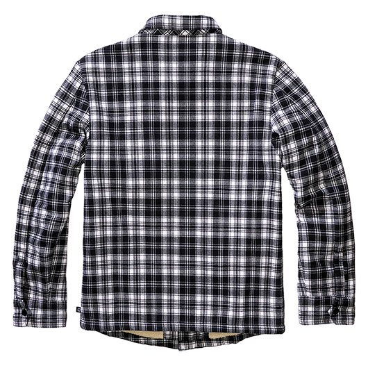 Brandit Sherpa Jacke Classic wei/schwarz kariert Bild 1
