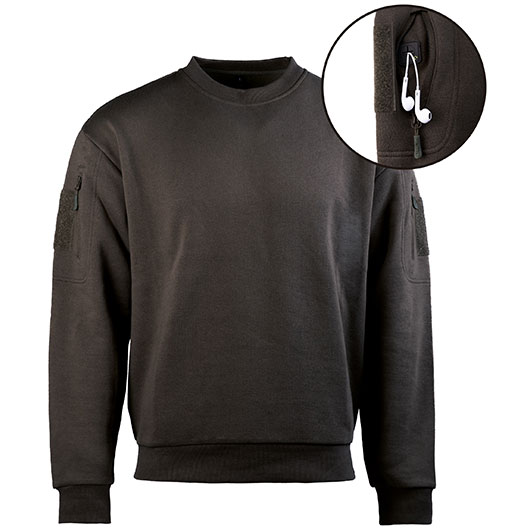 Mil-Tec Sweatshirt Tactical schwarz
