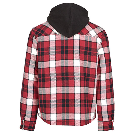 Brandit Jacke Top Heavy Twill rot/schwarz kariert Bild 1