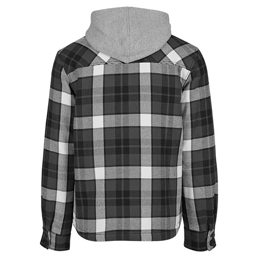 Brandit Jacke Top Heavy Twill wei/schwarz kariert Bild 1